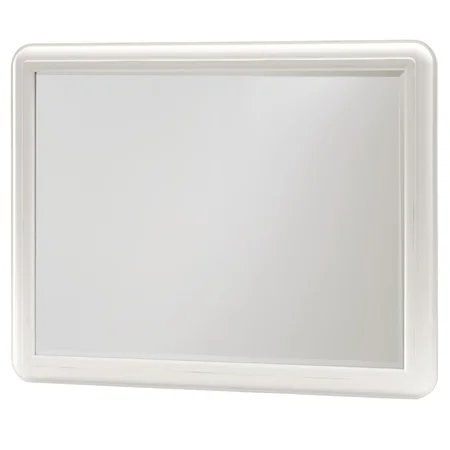 Landscape Mirror with Rectangular Wooden Frame